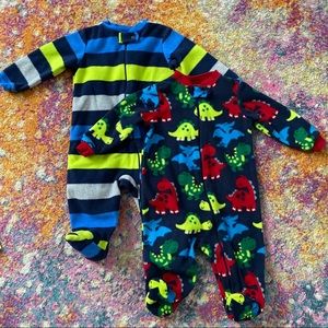 2 3-6M Garanimals Fleece Sleepers